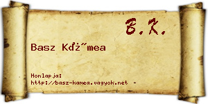 Basz Kámea névjegykártya